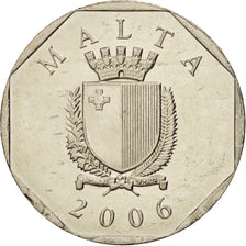 Coin, Malta, 50 Cents, 2006, MS(65-70), Copper-nickel, KM:98