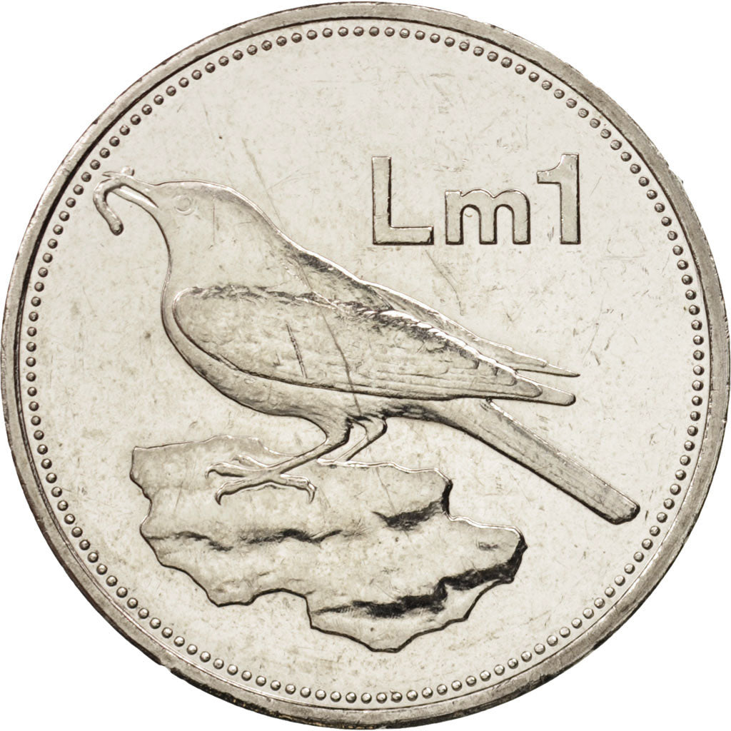 Coin, Malta, Lira, 2006, MS(64), Nickel, KM:99