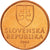 Munten, Slowakije, 50 Halierov, 2004, FDC, Copper Plated Steel, KM:35