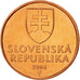 Moneta, Slovacchia, 50 Halierov, 2004, FDC, Acciaio placcato rame, KM:35