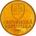 Moneda, Eslovaquia, Koruna, 2005, FDC, Bronce chapado en acero, KM:12