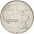 Moneta, Słowacja, 5 Koruna, 1995, MS(64), Nickel platerowany stalą, KM:14