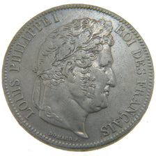 Louis Philippe Ier, 5 Francs Tête Laurée