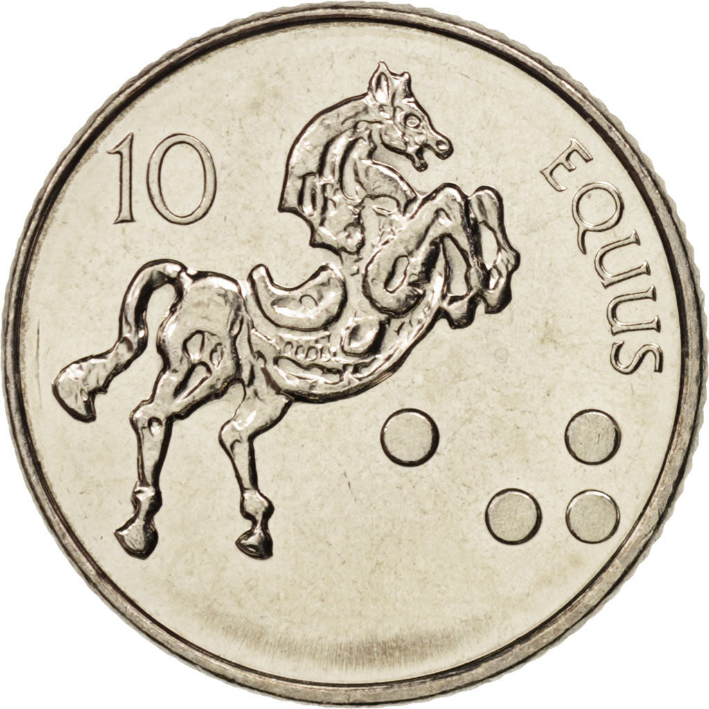 Coin, Slovenia, 10 Tolarjev, 2006, MS(65-70), Copper-nickel, KM:41