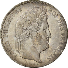 Coin, France, Louis-Philippe, 5 Francs, 1838, Rouen, EF(40-45), Silver