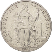 French Polynesia, 5 Francs, 2003, MS(65-70), Aluminum, KM:12, Lecompte:63h