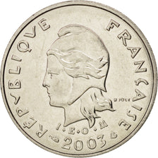 Munten, Frans Polynesië, 10 Francs, 2003, Paris, UNC, Nickel, KM:8