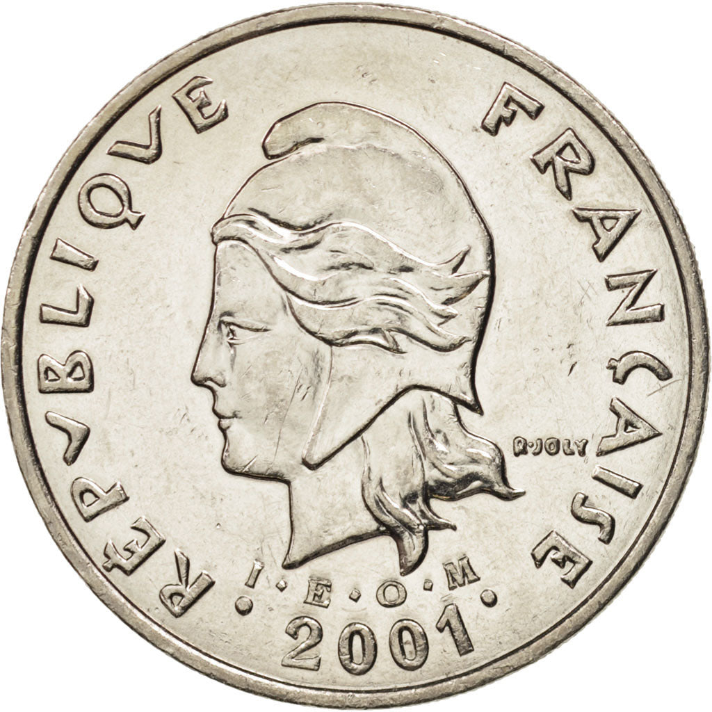 French Polynesia, 50 Francs, 2001, MS(60-62), Nickel, KM:13, Lecompte:122f