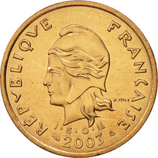 French Polynesia, 100 Francs, 2003, Paris, MS(65-70), Nickel-Bronze, KM:14