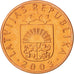 Moneda, Letonia, Santims, 2003, FDC, Cobre recubierto de acero, KM:15