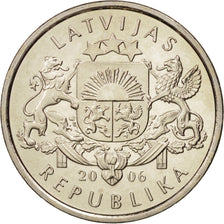 Coin, Latvia, Lats, 2006, Vantaa, MS(64), Copper-nickel, KM:74