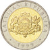 Coin, Latvia, 2 Lati, 1999, MS(65-70), Bi-Metallic, KM:38