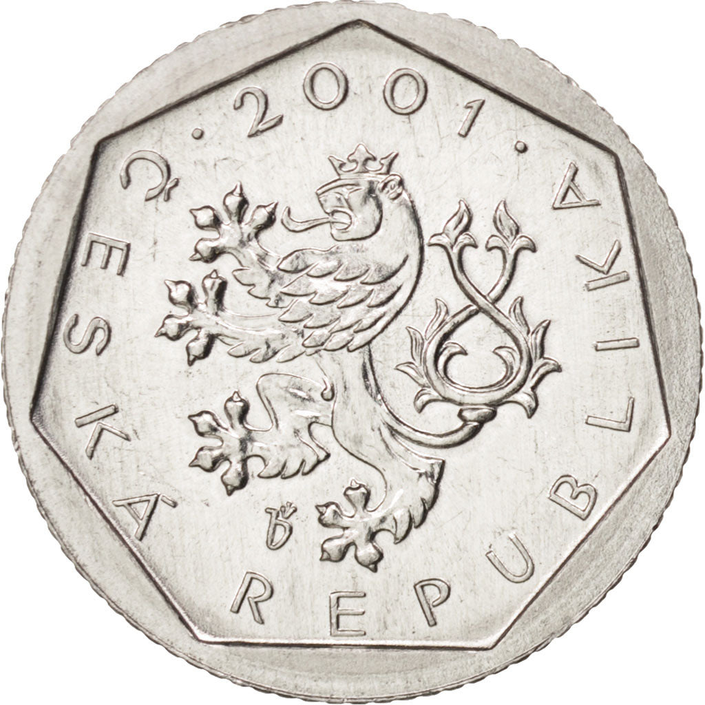 Repubblica Ceca, 20 Haleru, 2001, Jablonec nad Nisou, FDC, Alluminio, KM:2.3