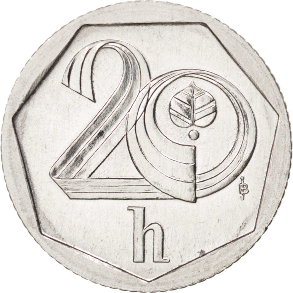 Repubblica Ceca, 20 Haleru, 2001, Jablonec nad Nisou, FDC, Alluminio, KM:2.3