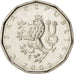 Czech Republic, 2 Koruny, 2002, MS(65-70), Nickel plated steel, KM:9
