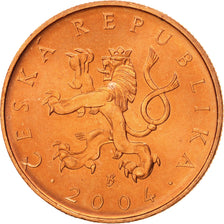 Coin, Czech Republic, 10 Korun, 2004, MS(64), Copper Plated Steel, KM:4