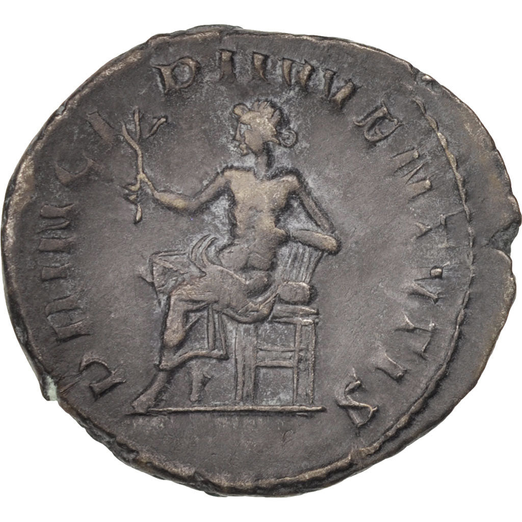 Coin, Herennius Etruscus, Antoninianus, Rome, AU(50-53), Billon, RIC:146