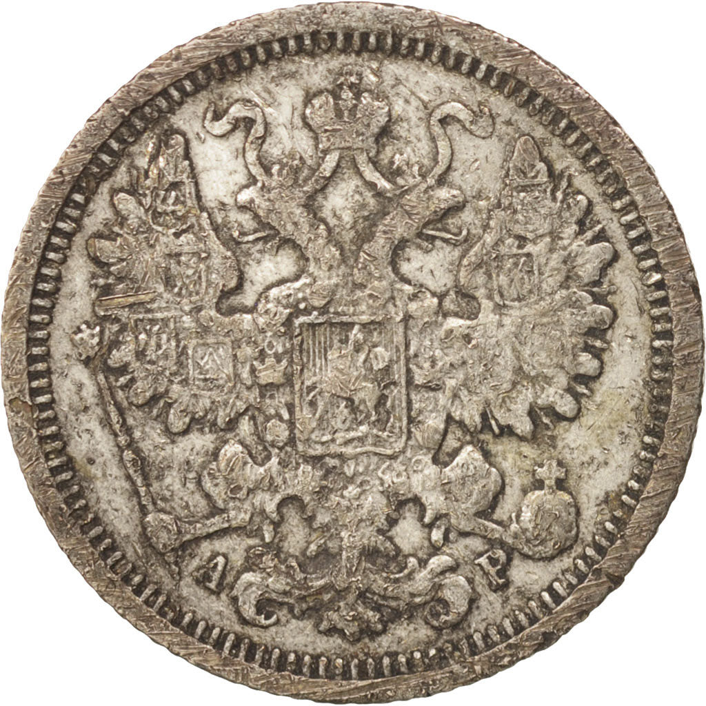 Monnaie, Russie, Nicholas II, 15 Kopeks, 1904, Saint-Petersburg, TB+, Argent