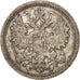 Monnaie, Russie, Nicholas II, 15 Kopeks, 1904, Saint-Petersburg, TB+, Argent
