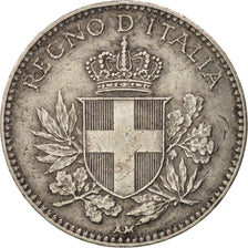 Coin, Italy, Vittorio Emanuele III, 20 Centesimi, 1918, Rome, AU(50-53)