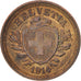 Switzerland, Rappen, 1914, Bern, AU(55-58), Bronze, KM:3.2