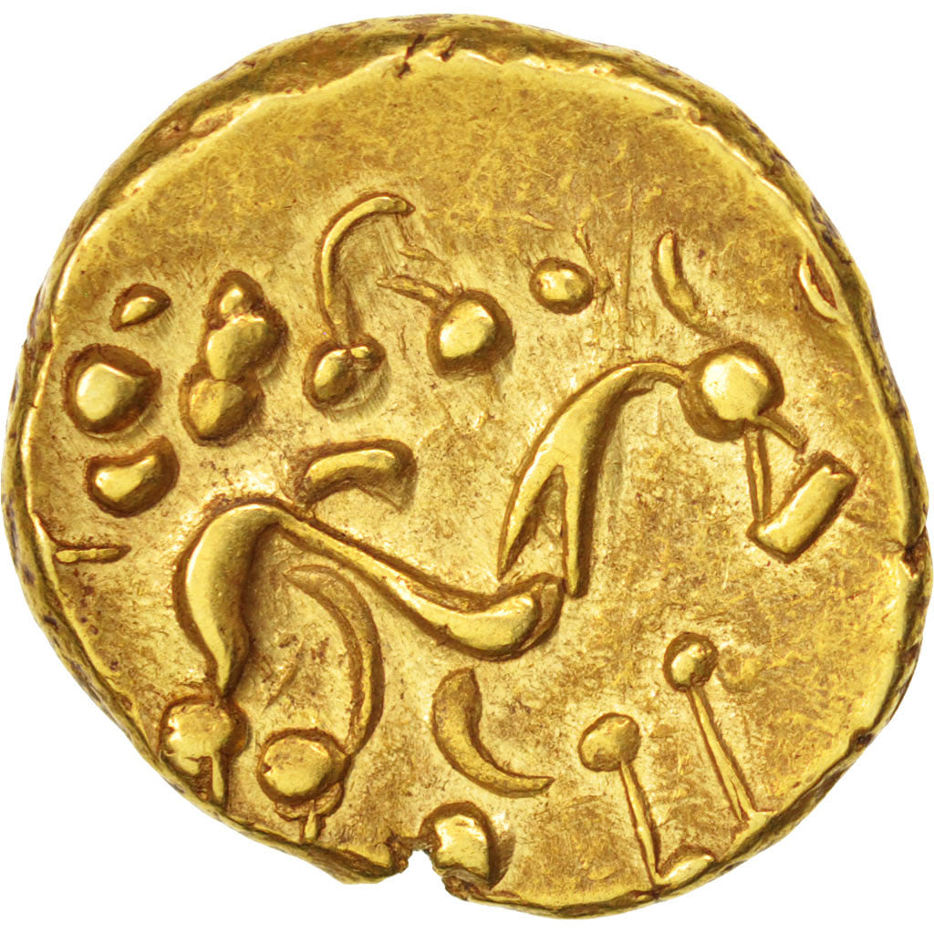 Coin, Ambiani, Stater, AU(55-58), Gold, Delestrée:161