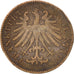 Münze, Deutsch Staaten, FRANKFURT AM MAIN, 3 Kreuzer, 1853, S, Silber, KM:334