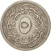 Égypte, Abdul Hamid II, 5/10 Qirsh, 1904, Misr, TB+, Copper-nickel, KM:291