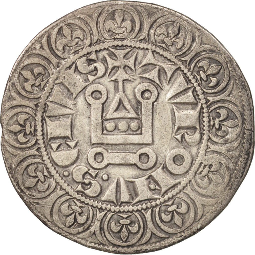 France, Louis IX, Gros Tournois, TTB+, Argent, Duplessy:190
