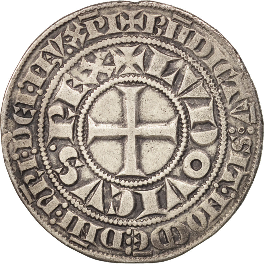 France, Louis IX, Gros Tournois, TTB+, Argent, Duplessy:190