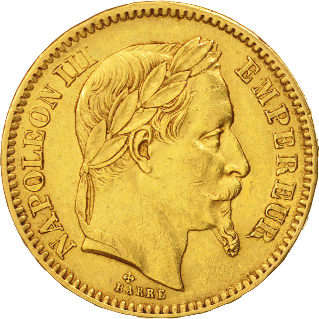 France, Napoleon III ,20 Francs, 1862, Strasbourg, TTB, Or, Gadoury:1062