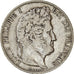 Münze, Frankreich, Louis-Philippe, 5 Francs, 1844, Paris, S+, Silber, KM:749.1