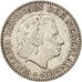 Netherlands, Juliana, Gulden, 1954, AU(50-53), Silver, KM:184