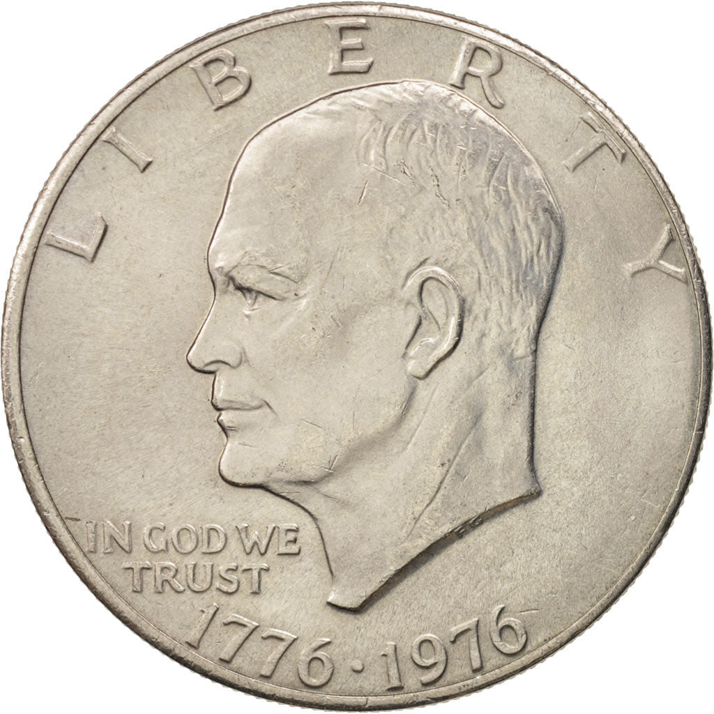 Coin, United States, Eisenhower Dollar, Dollar, 1976, U.S. Mint, Philadelphia