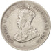 Ceylon, George V, 25 Cents, 1913, VF(30-35), Silver, KM:105