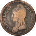 France, Dupré, Decime, An 8, 1799, Metz, F(12-15), Bronze, KM:644.2