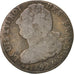 France, Louis XVI, 2 sols françois, 1792, Metz, F(12-15), Bronze, KM:603.2