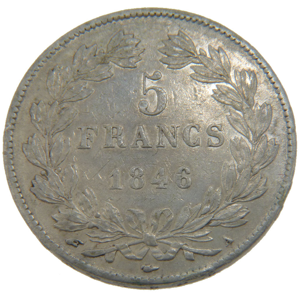 Louis Philippe Ier, 5 Francs Second Type