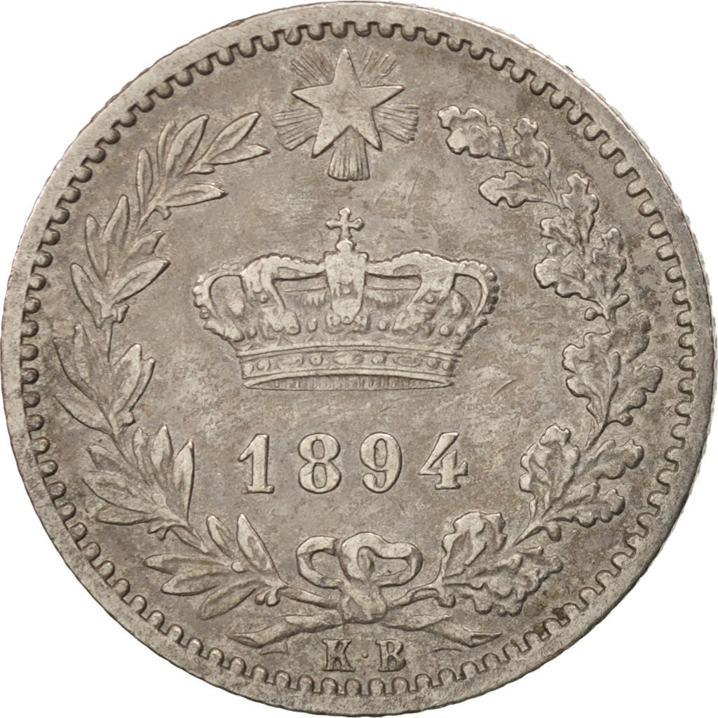 Italy, Umberto I, 20 Centesimi, 1896, Berlin, EF(40-45), Copper-nickel, KM:28.1
