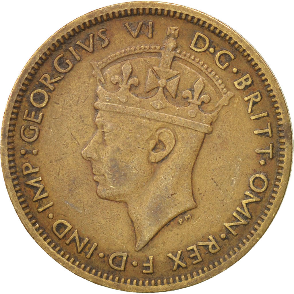 BRITISH WEST AFRICA, George VI, Shilling, 1939, EF(40-45), Nickel-brass, KM:23