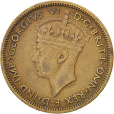 BRITISH WEST AFRICA, George VI, Shilling, 1939, EF(40-45), Nickel-brass, KM:23