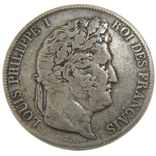 FRANCE, Louis-Philippe, 5 Francs, 1846, Bordeaux, VF(30-35), Silver, Gadoury...