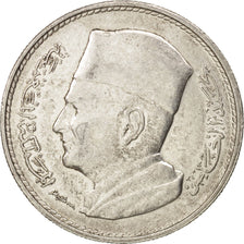 Morocco, Mohammed V, Dirham, 1960, Paris, AU(55-58), Silver, KM:55