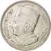 Morocco, Mohammed V, Dirham, 1960, Paris, AU(55-58), Silver, KM:55