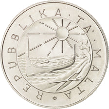 Malta, 5 Liri, 1983, MS(63), Silver, KM:65