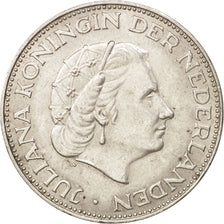 Coin, Netherlands, Juliana, 2-1/2 Gulden, 1959, AU(55-58), Silver, KM:185