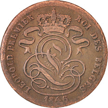 Belgium, Leopold I, Centime, 1846, EF(40-45), Copper, KM:1.2