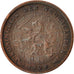 Netherlands, Wilhelmina I, 1/2 Cent, 1928, EF(40-45), Bronze, KM:138