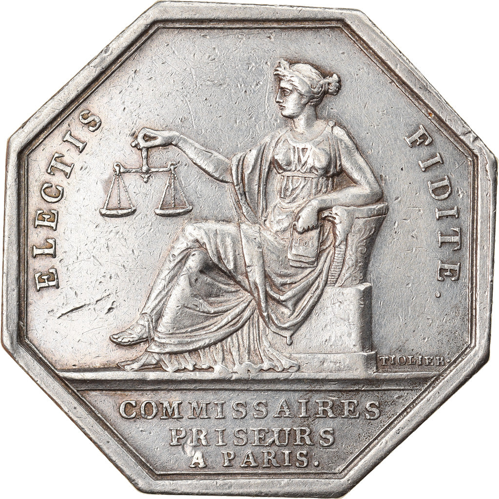 France, Token, Administration, Commissaires Priseurs à Paris, Tiolier