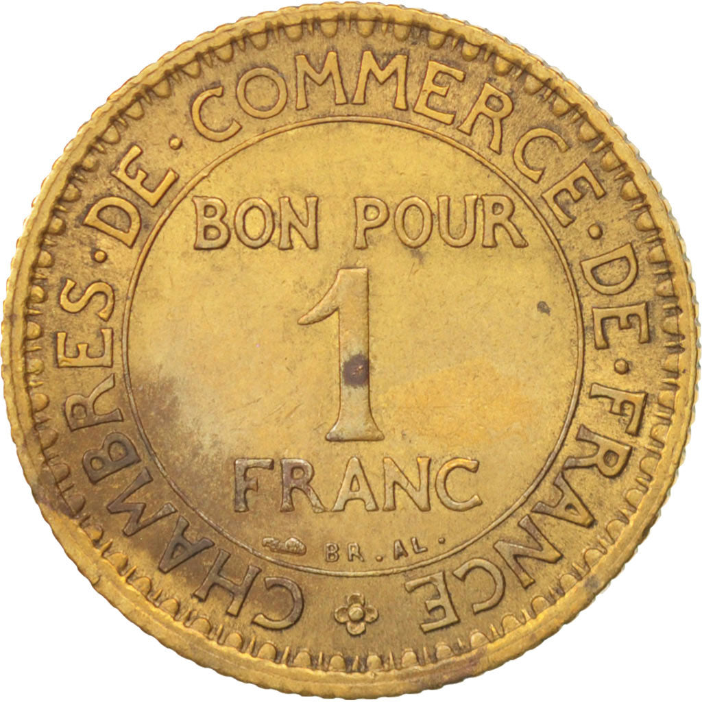 Monnaie, France, Chambre de commerce, Franc, 1921, Paris, SUP, Aluminum-Bronze